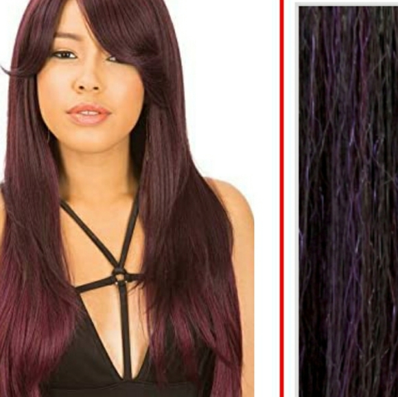 Cutie Collection Wig - CT77 Long Straight Full Wig - Night Rose - Picture 13 of 13